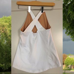 lululemon athletica white tank top size 4.